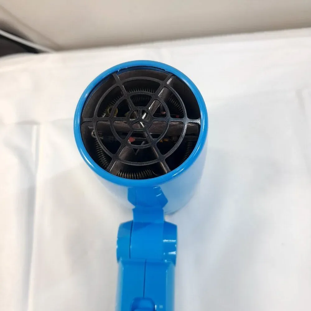 Jheri Redding‎ II Travel 1250 Hair Dryer Foldable folding blue JRK2657 Vintage